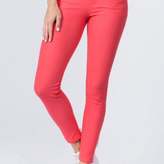 Cotton-Blend 5-Pocket Skinny Jeggings - #variant_color# - #variant_size# - #variant_option#