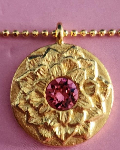 Lotus Birthstone, 18kt Gold Dipped - #variant_color# - #variant_size# - #variant_option#