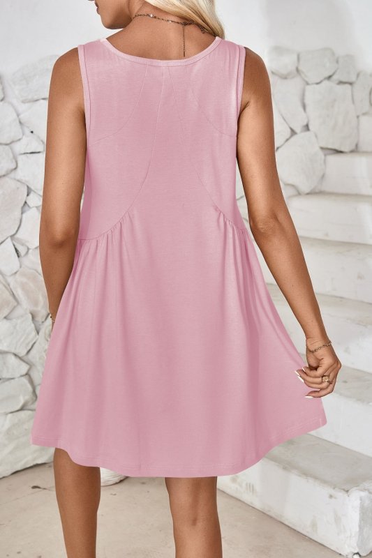 Mini Tank Dress: Summer Dress-Wide Strap - #variant_color# - #variant_size# - #variant_option#