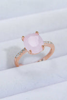 Ring: Be There Rose Quartz Gemstone - #variant_color# - #variant_size# - #variant_option#