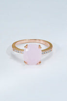 Ring: Be There Rose Quartz Gemstone - #variant_color# - #variant_size# - #variant_option#
