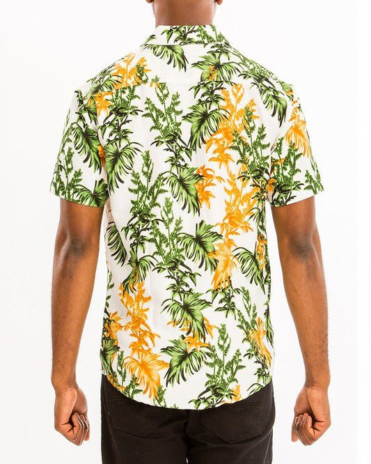 Weiv Mens Print Hawaiian Shirt - #variant_color# - #variant_size# - #variant_option#