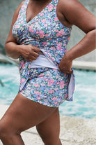 Women Swimwear: Swim Dress in Rose Sky- Full Size- Marina West Swim - #variant_color# - #variant_size# - #variant_option#