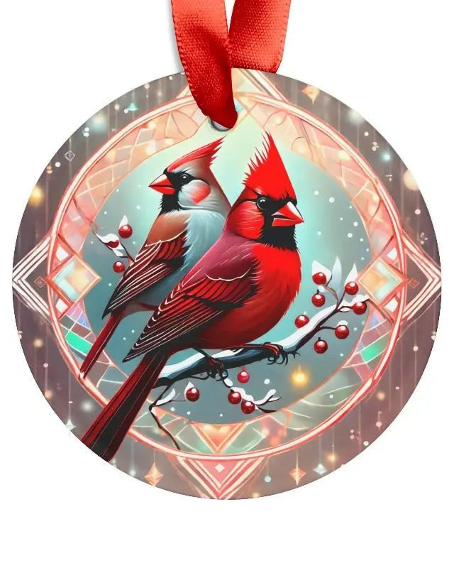 Christmas Ornament: Cardinal Birds - #variant_color# - #variant_size# - #variant_option#