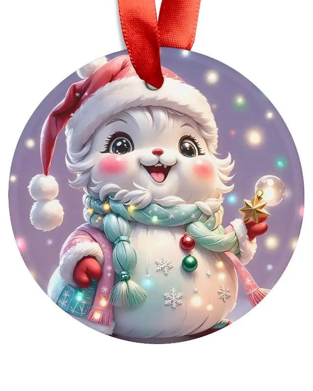 Christmas Ornament: Cute Snowman Ornament - #variant_color# - #variant_size# - #variant_option#