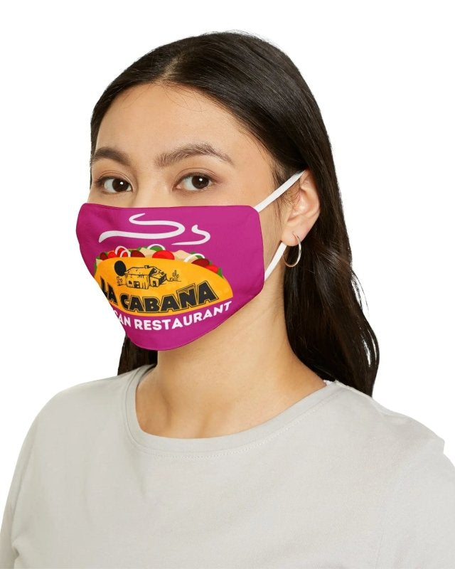 Snug-Fit Fabric Face Mask: La Cabana - Hot Pink - #variant_color# - #variant_size# - #variant_option#