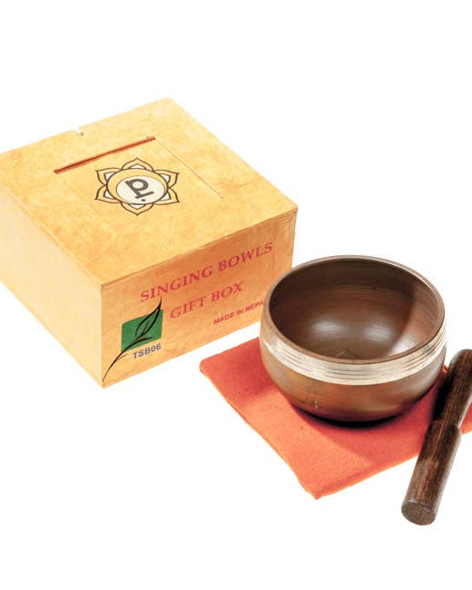 Tibetan Brass Singing Bowl Gift Set - #variant_color# - #variant_size# - #variant_option#